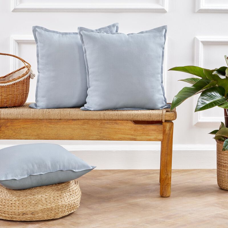 Solino Home 100% Pure Linen Pillow Cover - Santa Barbara