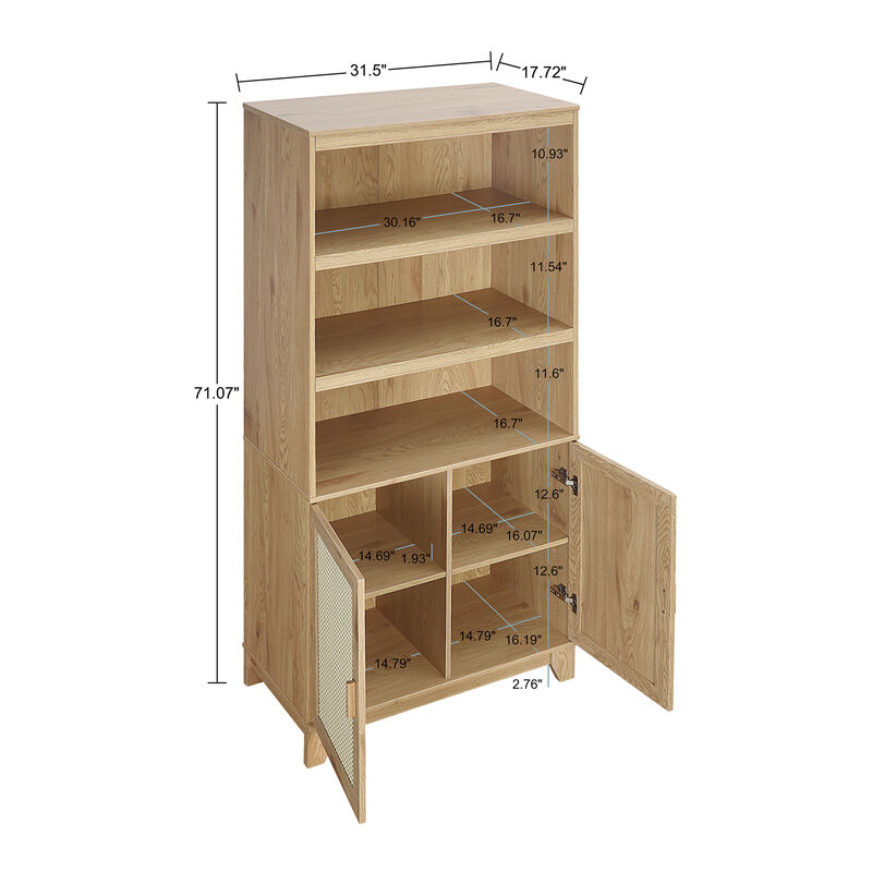 Sheridan Brown Bookcase