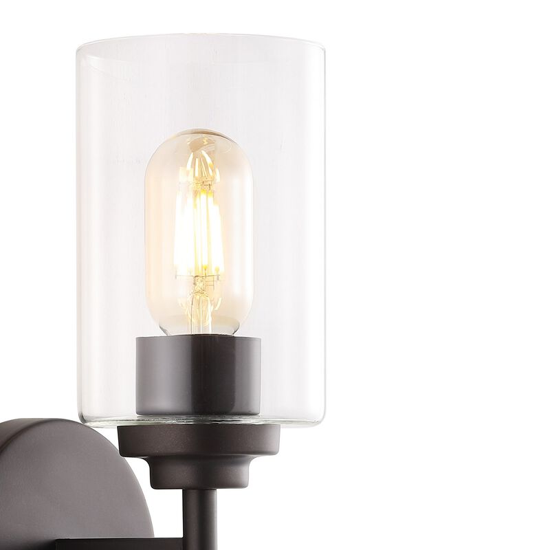 Juno Farmhouse Industrial Iron Cylinder LED Sconce