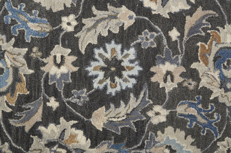 Rylan 8643F Taupe/Blue/Ivory 4' x 6' Rug image number 7