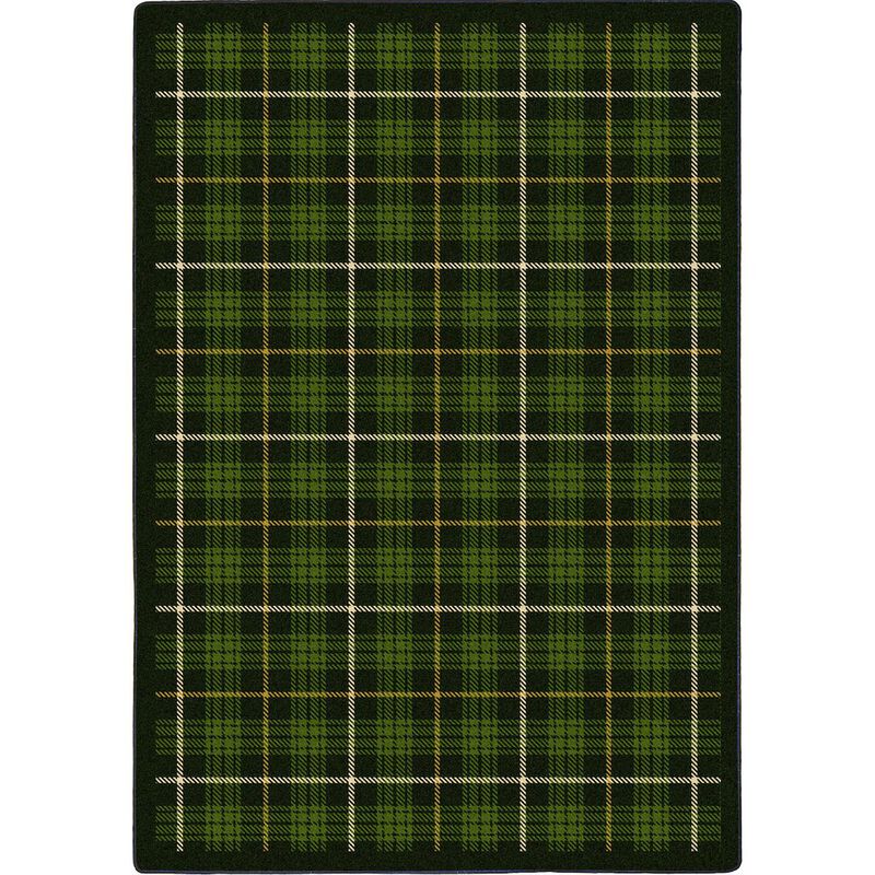 Joy Carpets Kaleidoscope Bit O' Scotch 3'10 x 5'4 Area Rug in Color Pine