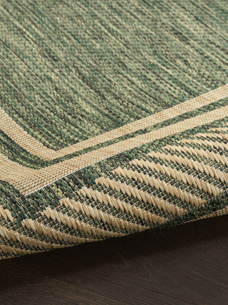 Horizon Indoor/Outdoor HOZ03 Green 5' x 7' Rug