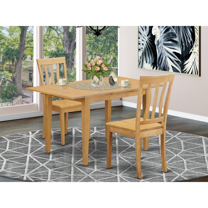 3 PC Dinette Table set - Kitchen dinette Table and 2 Dining Chairs