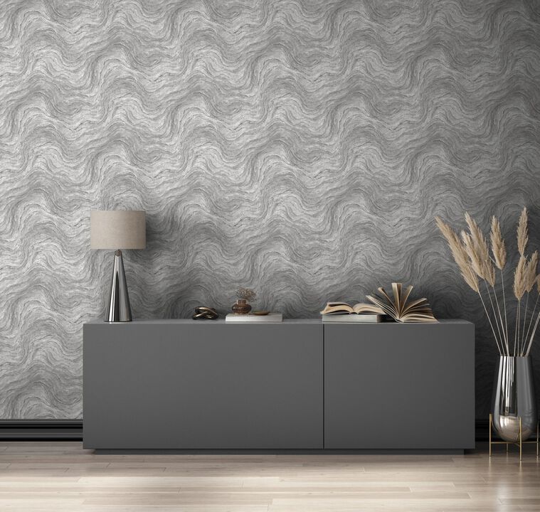 The Bricks And More Marble optic Silver Grey Wallpaper 45758