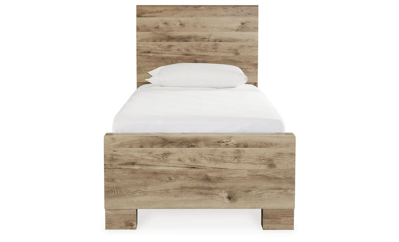 Hyanna Twin Panel Bed with 1 Side Storage image number 2