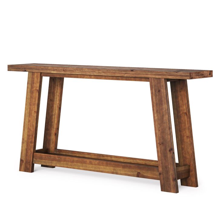 Tribesigns Classic 2-Tier Wood Console Table
