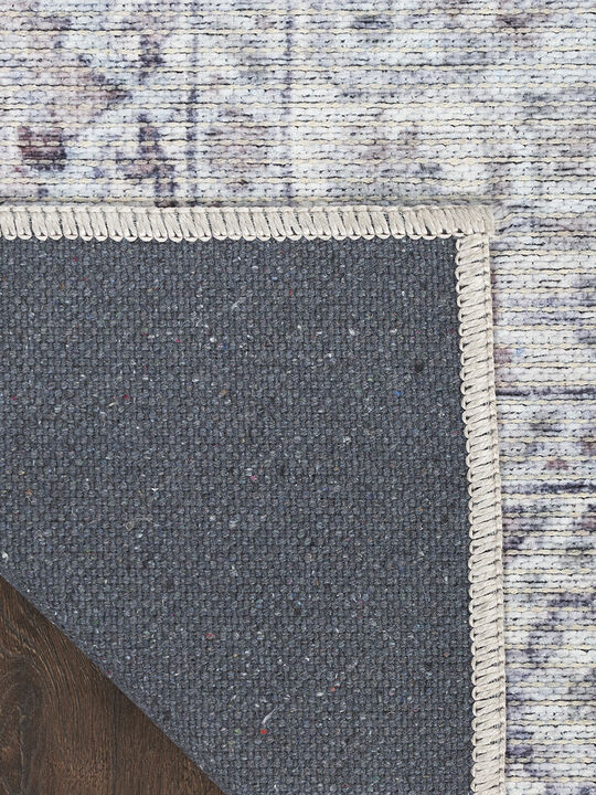 Machine Washable Series 1 SR101 Ivory/Gray 10' x 14' Rug