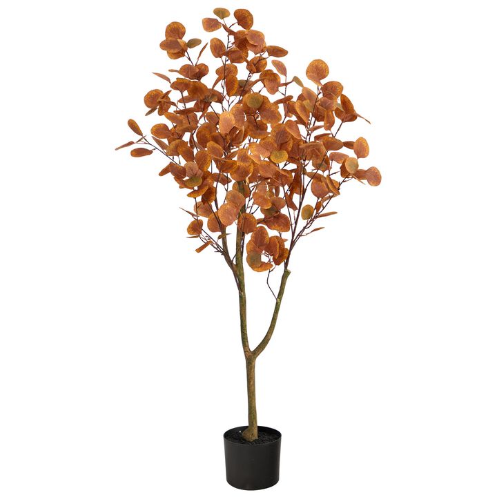 Hivvago 4 Feet Autumn Eucalyptus Artificial Tree