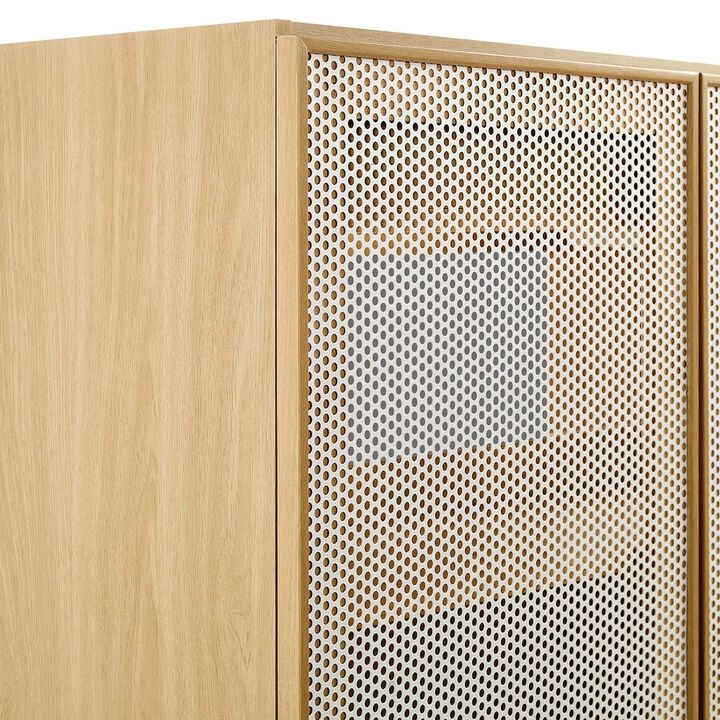 Modway Calla 36 Perforated Metal Bathroom Vanity Cabinet (Sink Basin Not Included)