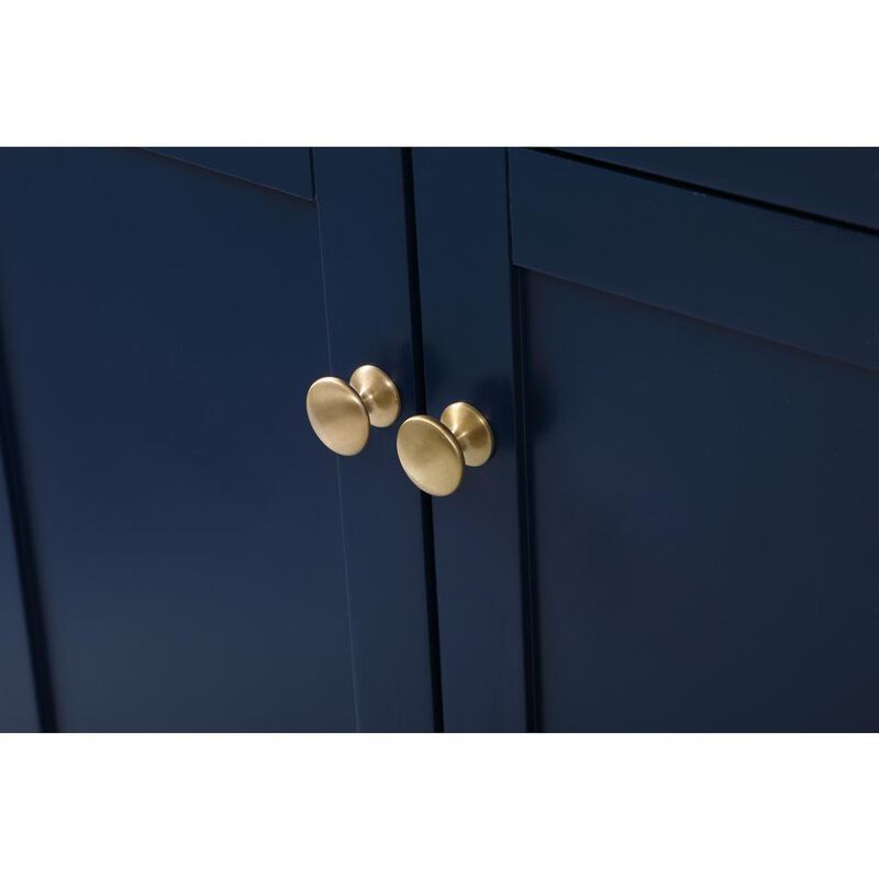 Elegant Kitchen and Bath 60 inch Single bathroom vanity in blue