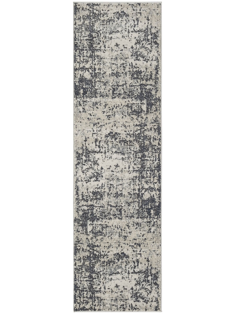Quarry QUA17 Ivory/Gray 2'2" x 7'6 Rug image number 0
