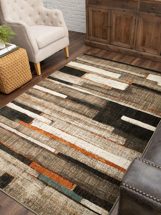 Elements Compose Charcoal 5' 3" X 7' 10" Rug