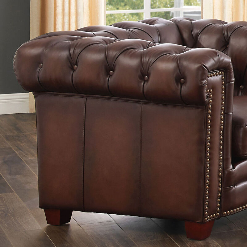 Stanwood Top Grain Leather Chair