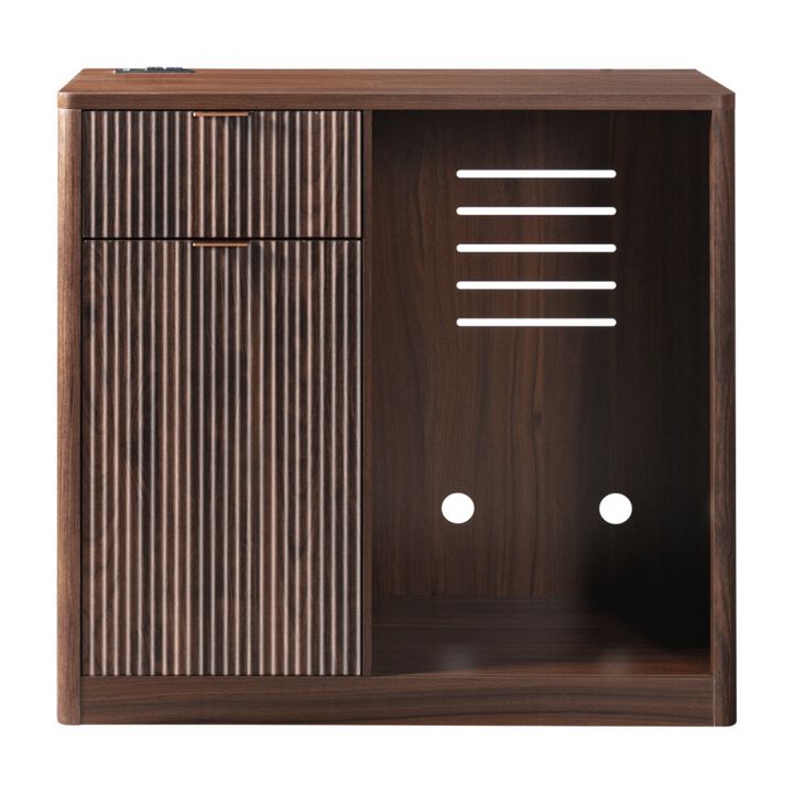 Falfil Mini Fridge Liquor Sideboard Cabinet