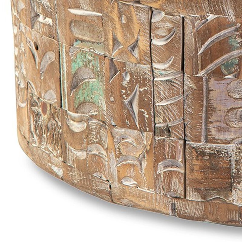 Meti 13 Inch Accent Flower Vase, Decorative Pot Style, Brown Black Metal - Benzara