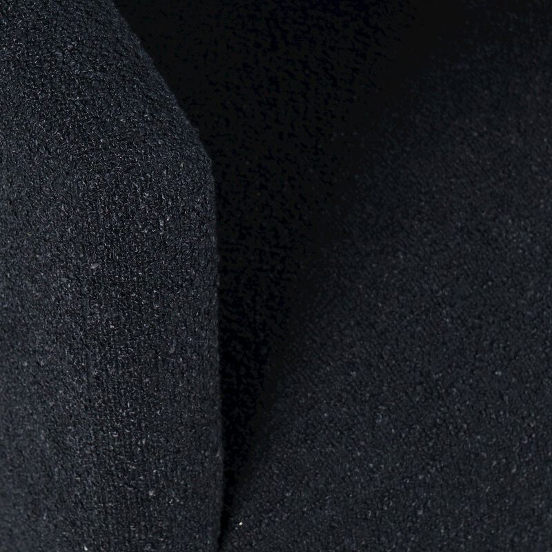 Jofran Sven Modern Contemporary Upholstered Three-Leg Curved Back Dining Chair