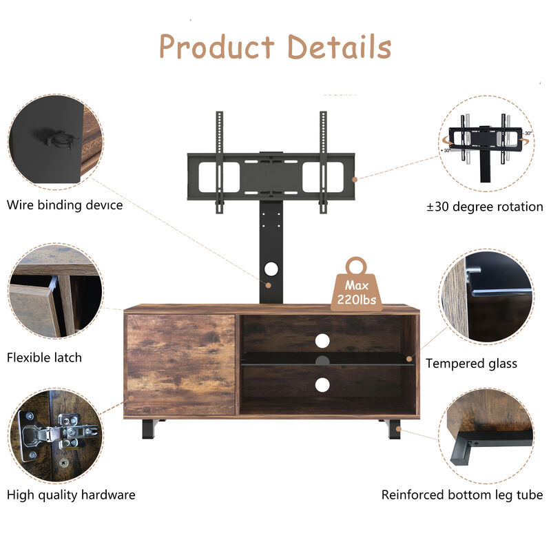 Tokzug Rustic TV Stand image number 5