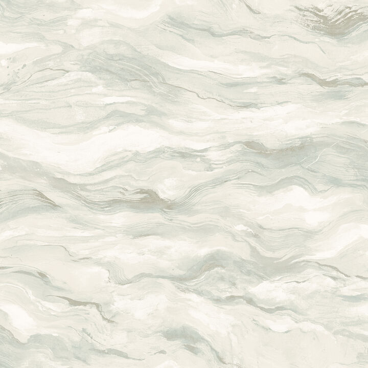 Cirrus Light Blue Wave Wallpaper (Set of 2)