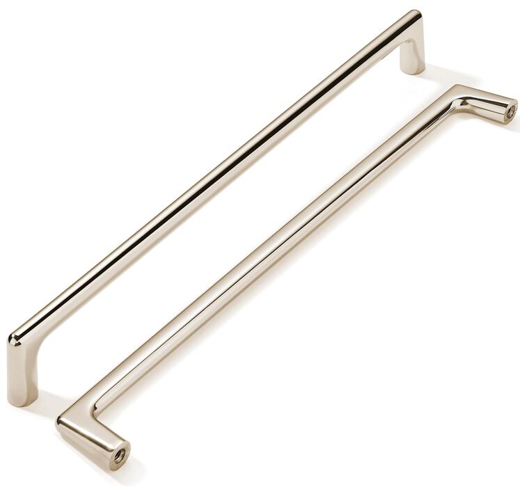 khtumeware 6 Pack Polished Nickel Cabinet Pulls 12-1/2 Inch(320mm) Hole Centers Cabinet Pulls Kitchen Cabinet Hardware for Cupbo