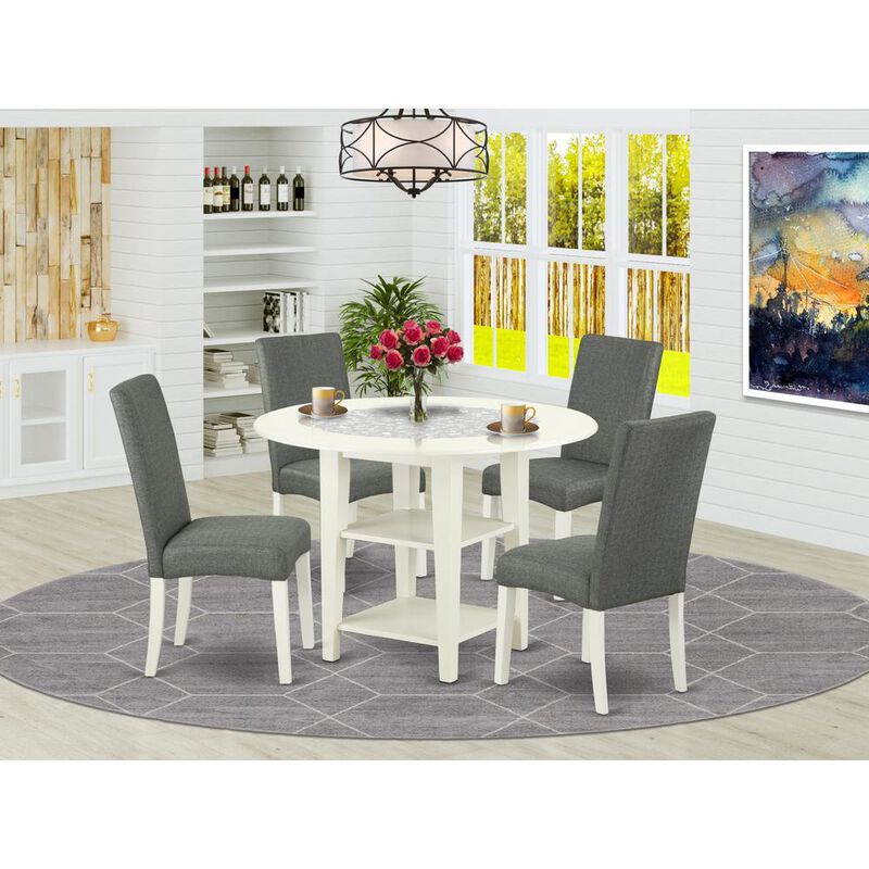 Dining Room Set Linen White