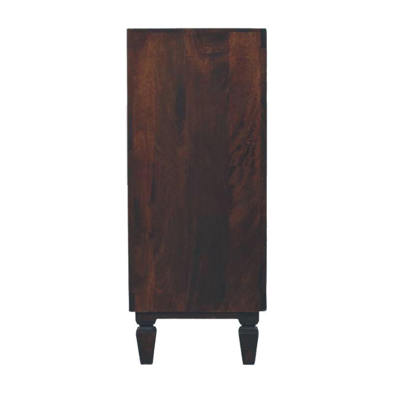Artisan Furniture Solid Wood Arno Chest ,Mocha Tone,3-Drawers image number 7