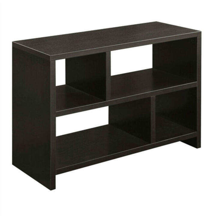 Modern 2 Shelf Bookcase Console Table for Entryway Living Room or Office