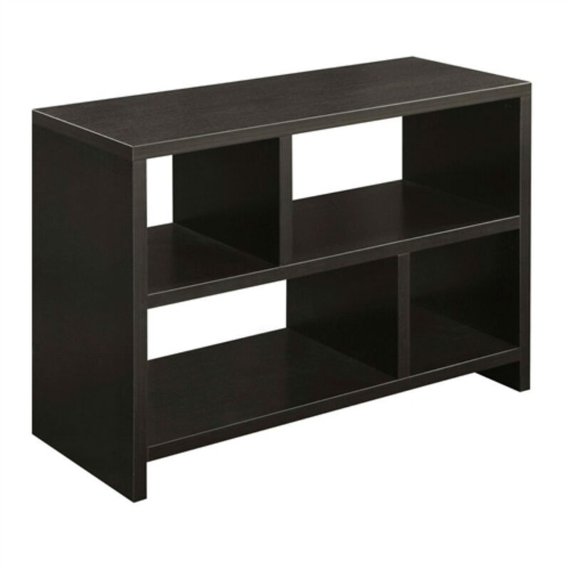 Modern 2 Shelf Bookcase Console Table for Entryway Living Room or Office