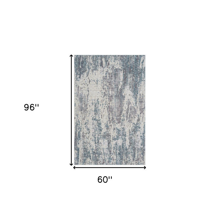 HomeRoots Abstract Area Rug