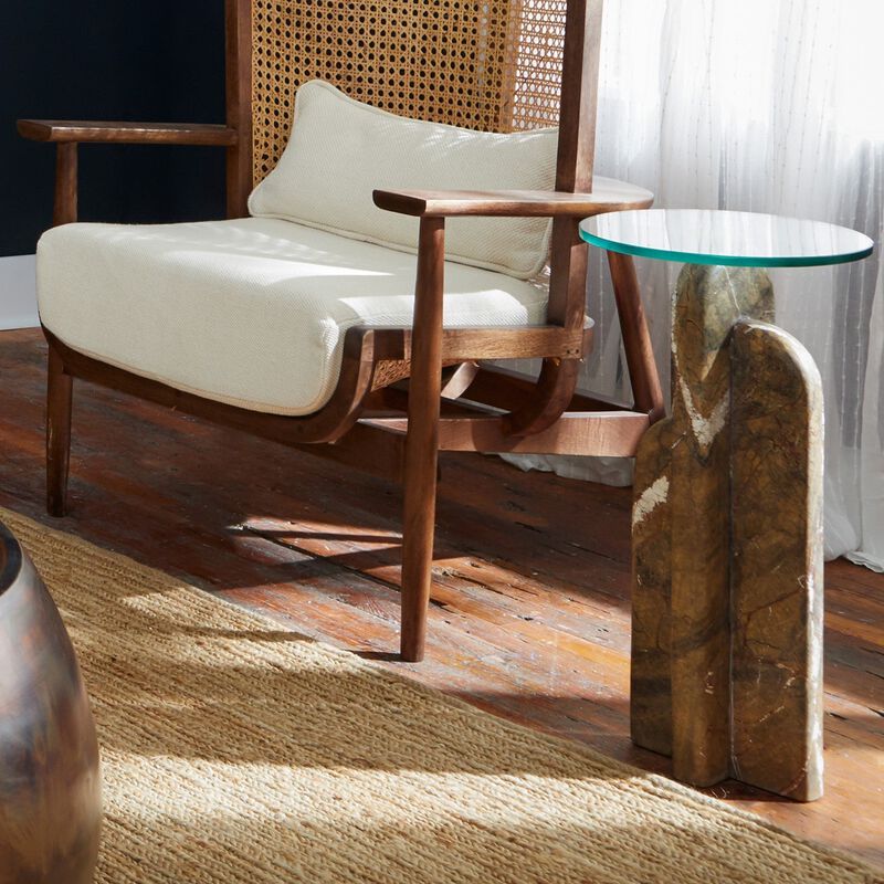 Archway Drink Table - Brown