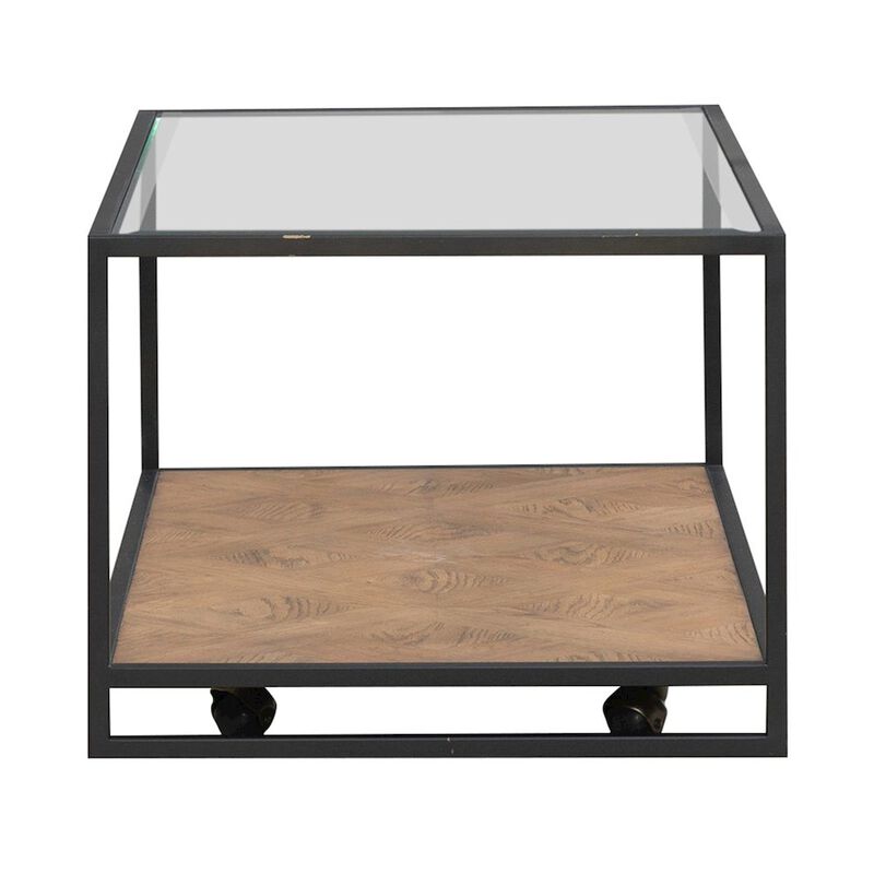 Liberty Furniture Bedford Cocktail Table for Living Room - Weathered Oak image number 1