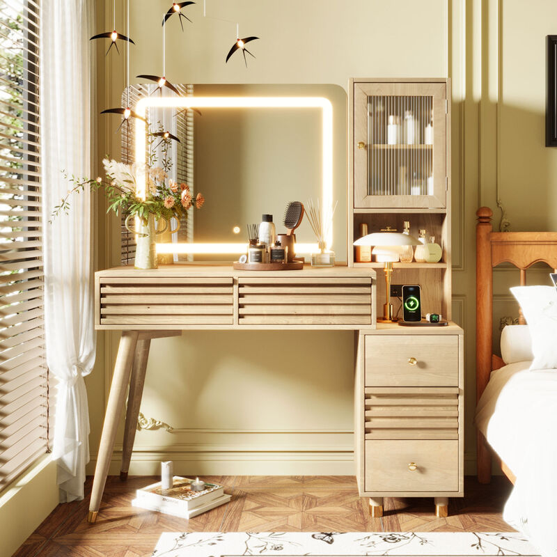 Kelhak 45.9'' Makeup Vanity Desk image number 1