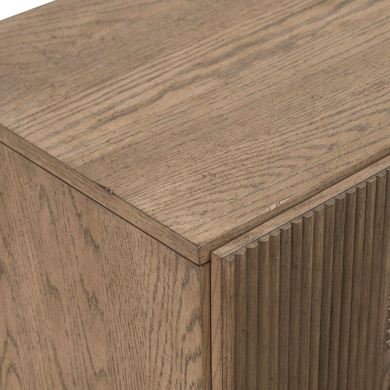Liberty Furniture Serenity 82 Inch Accent TV Console for Living Room  - Burnished Beige image number 6