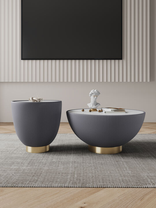 Anderson Gray Coffee Table and End Table Set