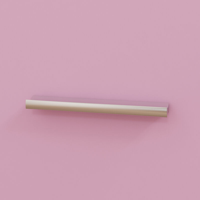 FUFU&GAGA Modern Vanity Table with Lighted Mirror and Storage, 3 Drawers & Sliding Cabinet, (31.5 in. W x 13 in. D x 63 in. H), Pink