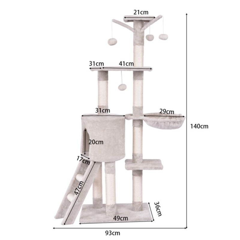 Condo Scratching Posts Ladder Cat Play Tree