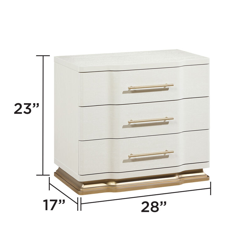 Zelvariqen 3-Drawer Nightstand image number 2