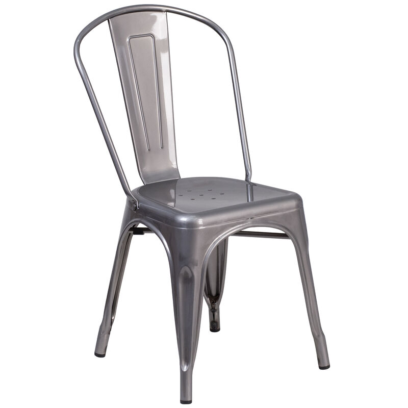 Metal Colorful Restaurant Chairs image number 0