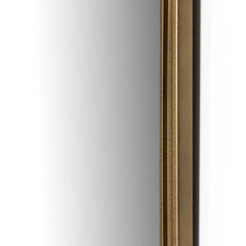 Effie Mirror in Raw Antique Brass Iron