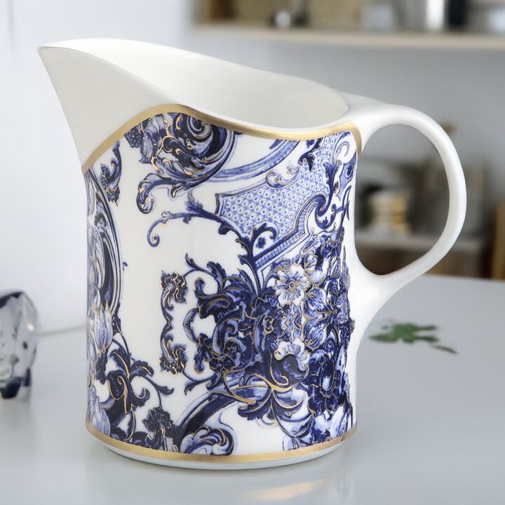 Creamer AZULEJOS   diam. 3.5", H 3.3"