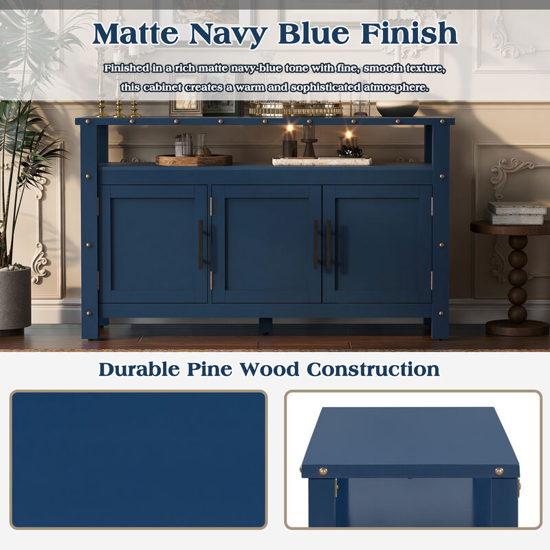 Wargip 55.1''Pine Sideboard image number 5