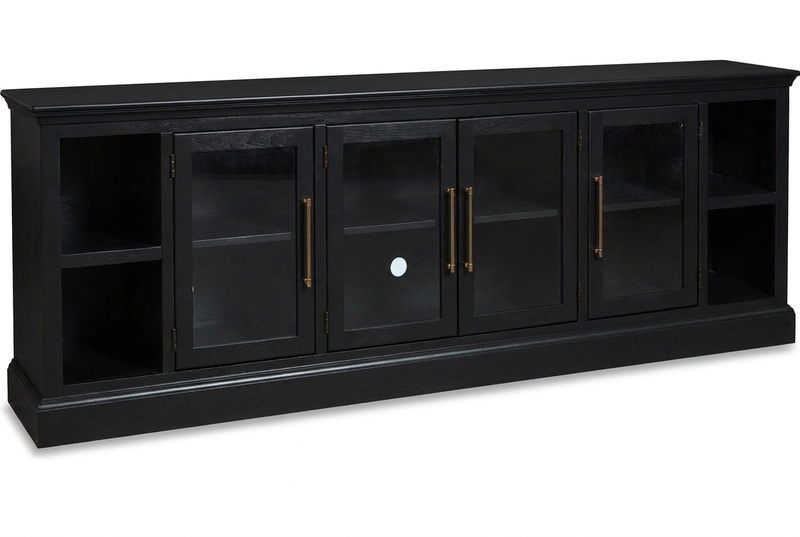 Byron 98" Console with 4 Doors in Black image number 3