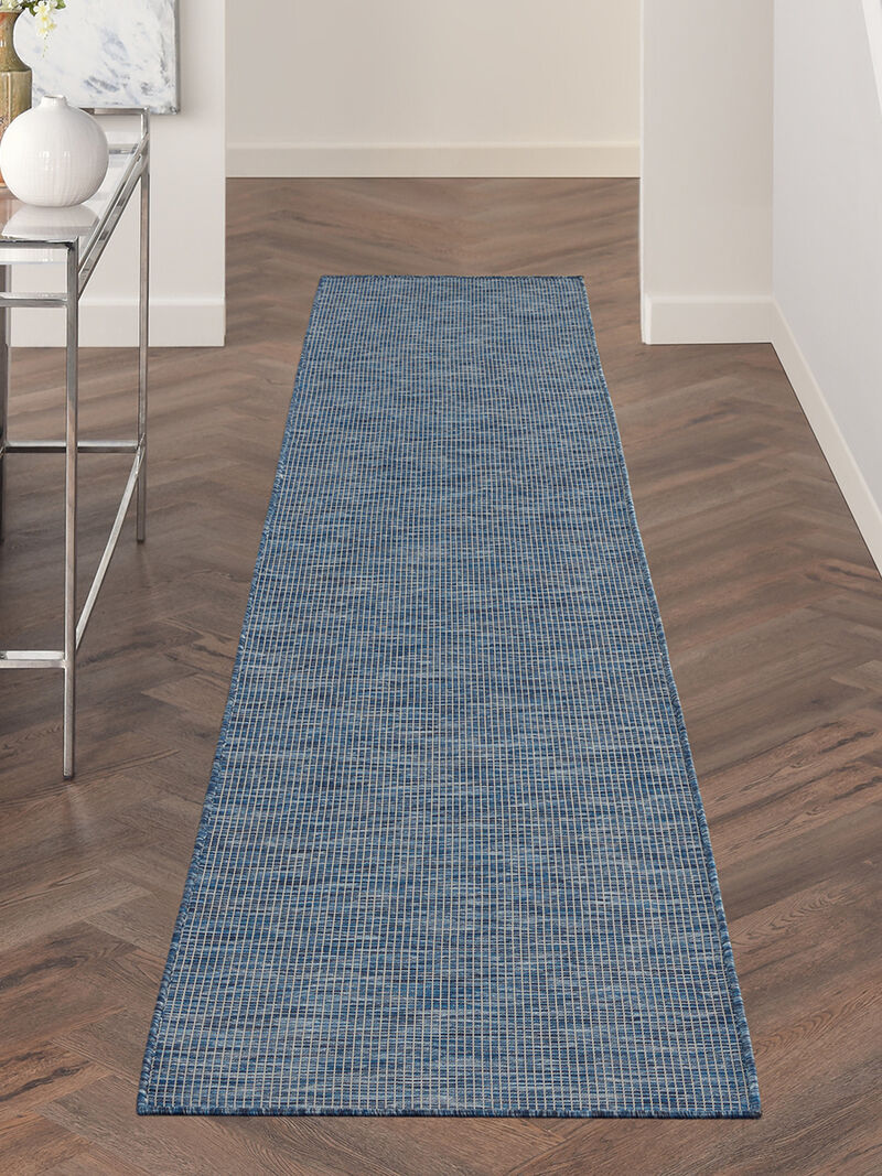Positano POS01 Navy/Blue 2'2" x 12' Rug image number 7