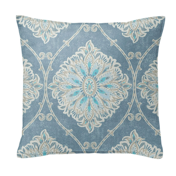 6ix Tailors Fine Linens Bellamy Blue Decorative Throw Pillows