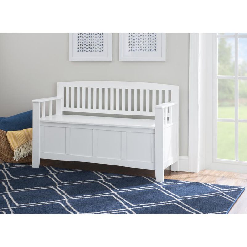 Linon Cynthia Storage Bench White image number 1