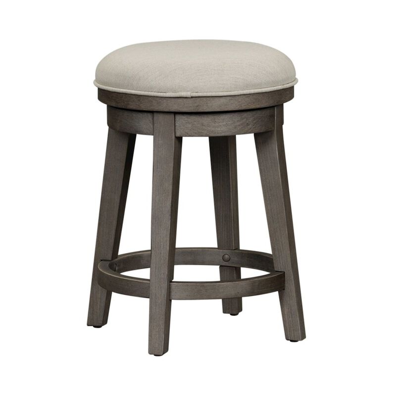 Liberty Furniture 4 PcLiving Room Set with Charging Station - Distressed Dusty Charcoal Oak Wood image number 2
