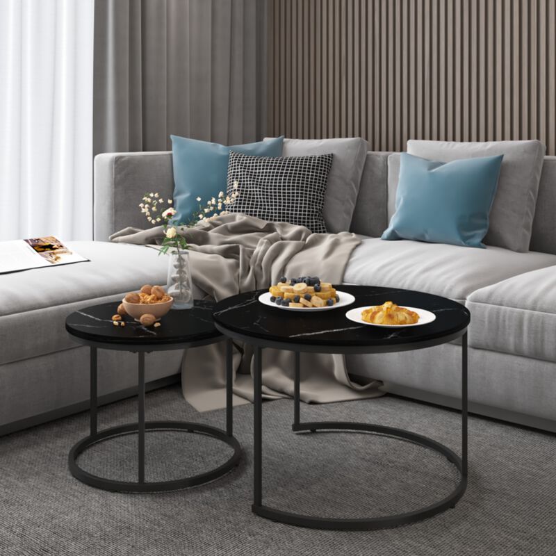 Winpis 2-Piece Nesting Coffee Table Set image number 6