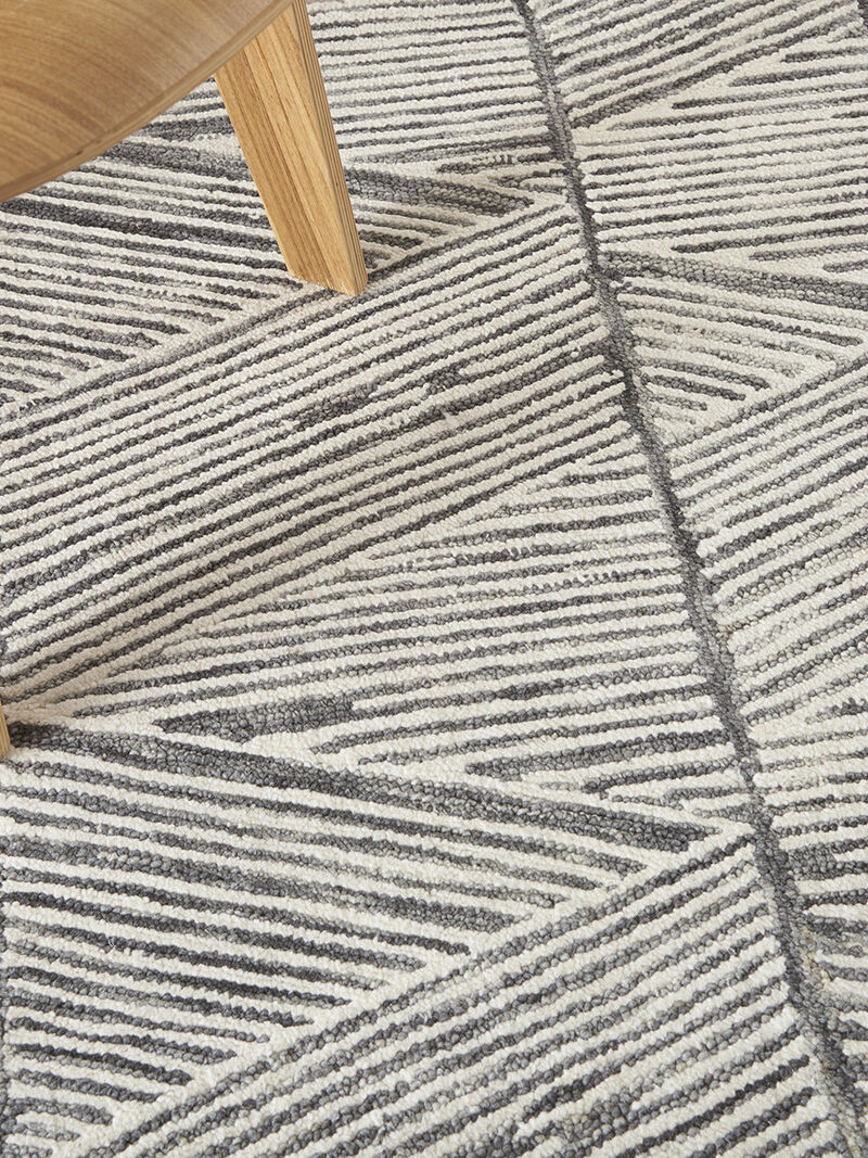 Colorado CLR01 Gray/White 5'3" x 7'3" Rug image number 6