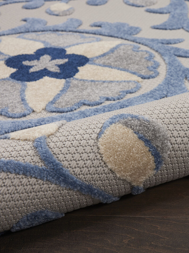 Aloha ALH17 Blue/Gray 2'3" x 10' Rug