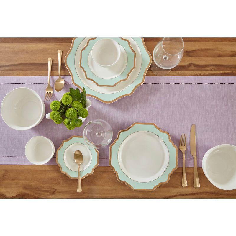 Solino Home Milan 100% Linen Table Runner &ndash; Handcrafted, Machine Washable, Perfect for Holiday and Everyday Dining