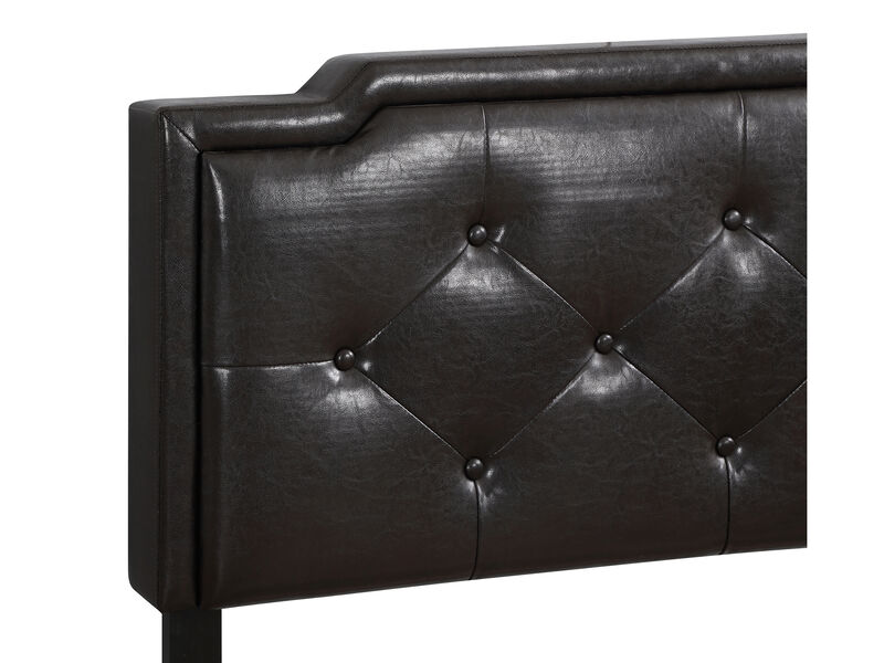 Deb Jewel Tufted Full Panel Bed